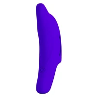Pretty Love Delphini – Vibrator De Deget 10 Moduri, Compact Albastru