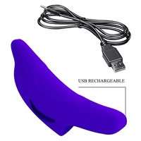 Pretty Love Delphini – Vibrator De Deget 10 Moduri, Compact Albastru