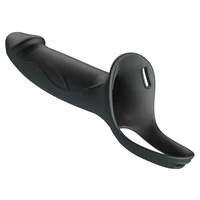 Pretty Love Landon cu Harness Reglabil și Dildo 16,8 cm Negru