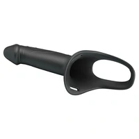Pretty Love Landon cu Harness Reglabil și Dildo 16,8 cm Negru