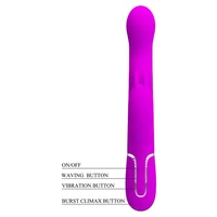 Pretty Love Laursen – Vibrator curbat Reîncărcabil 7+4, Mov