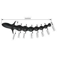 Pretty Love Plug Anal Vibrator 10 Funcții Reîncărcabil Negru