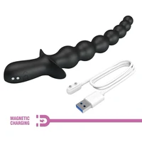 Pretty Love Plug Anal Vibrator 10 Funcții Reîncărcabil Negru