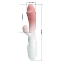 Pretty Love Snappy: 30 Moduri Vibrator Rabbit Dual Roz