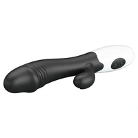 Pretty Love Snappy Black — Iepuraș Dual, 30 Moduri Negru