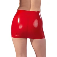 Fustă Latex Mini Skirt Roșu S