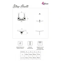 Set LivCo Strap Hearts Roșu S-L