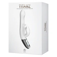 Rabbit Titanz 10+10 Funcții, Reîncărcabil, Alb