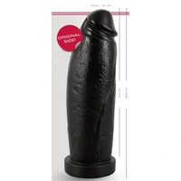 Realistixxx Real Giant XXL, 29,8×9,1 cm cu Ventuză Negru