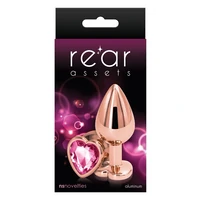 Rear Assets Auriu Heart M Cristale Roz