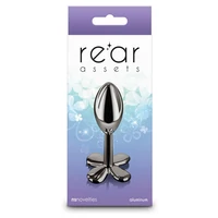 Rear Assets Clover — Dop Anal Aluminiu Argintiu