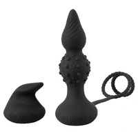 Rebel RC Dop Anal Vibrator cu Inele 10 Moduri Wireless Negru