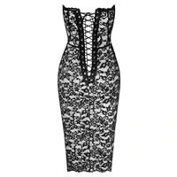 Rochie Noir Handmade Brenda Negru S