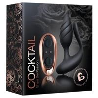Rocks-Off Cocktail Dual Motored Couples Toy Negru