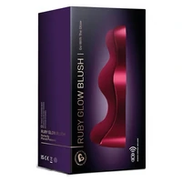 Rocks-Off Ruby Glow Blush — 2 Motoare, USB Reîncărcabil Vişiniu