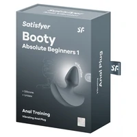 Satisfyer Absolute Beginners 1 — Plug Anal 12 Vibrații USB Gri