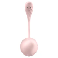 Satisfyer Ribbed Petal Rose 12 Moduri Flexibil IPX7 Roz