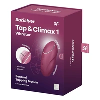 Satisfyer Tap Climax 1 Roșu 11 Vibrații + 11 Tapping