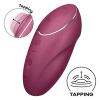 Satisfyer Tap Climax 1 Roșu 11 Vibrații + 11 Tapping