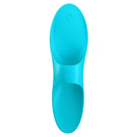 Satisfyer Teaser Finger Vibrator Blue Albastru