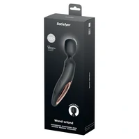 Satisfyer Wand-erland - 50 Programe, Reîncărcabil Negru