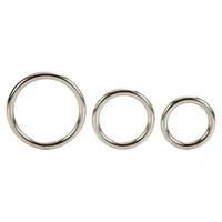 Set 3 Inele Penis Silver Ring Argintiu