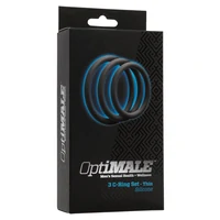 Set 3 Inele Pentru Penis OptiMALE C-Ring Thin Gri