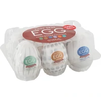 Set 6 Masturbatoare Egg Variety 2 Alb
