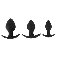 Set Anal Plug Black Velvets Trainer Negru