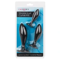 Set Anal Plug Silicone CalExotics Negru