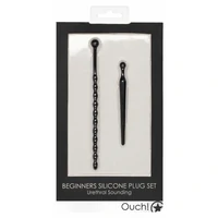 Set Dilatator Beginners Silicone Plug Negru