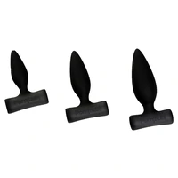 Set Dopuri Anale Cu Vibrații Negru