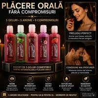 Set Geluri Pentru Sex Oral De Calitate 5 buc