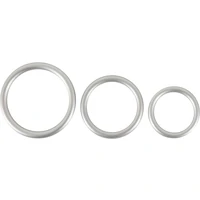 Set Inele Penis Metallic Argintiu