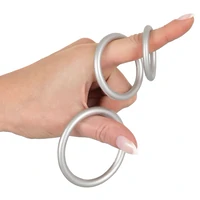 Set Inele Penis Metallic Argintiu