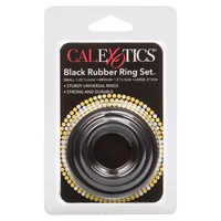 Set Inele Penis Rubber Negru