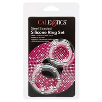 Set Inele Penis Steel Beaded Transparent
