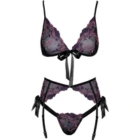 Set Kissable Crystina Negru L-XL