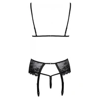 Set Kissable Midnight Fever Negru S-M