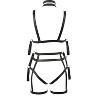 Set Lenjerie Bondage Negru S-M