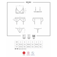 Set Obsessive 810-SEG Negru S-M