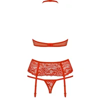 Set Obsessive 838-SEG Roșu S-M