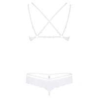Set Obsessive 860-SET Alb L-XL