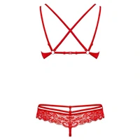 Set Obsessive 860-SET Roșu S-M