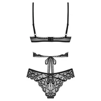 Set Obsessive Blomentis 2 Piese Negru XS-S