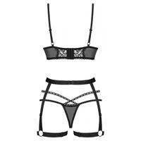 Set Obsessive Blomentis Negru XS-S