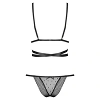 Set Obsessive Bowessa Negru S-M