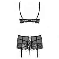 Set Obsessive Contica Negru S-M