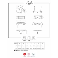 Set Obsessive Frivolla Negru S-M