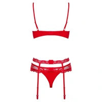 Set Obsessive Heartina Roșu S-M